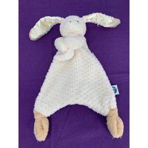 Mary Meyer Cream Bunny Security Blanket Yellow Satin Ears Lovey Holden lovie bla